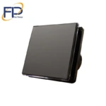 هواکش لوله ای 10 سانت چراغدار شیشه ای مشکی مات اسمارتیج