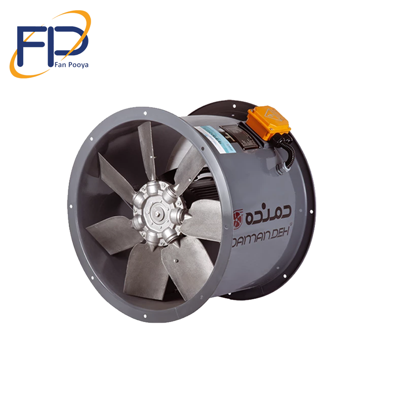 فن آکسیال سیلندری مدل DASP-WN110-4T-800-26deg