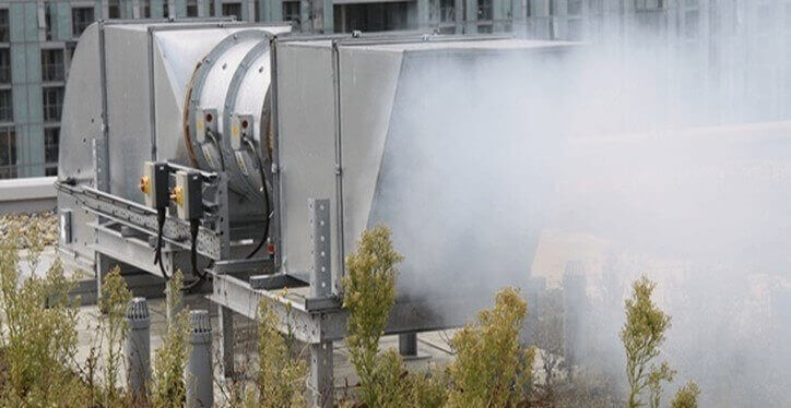 Industrial smoke exhaust fan