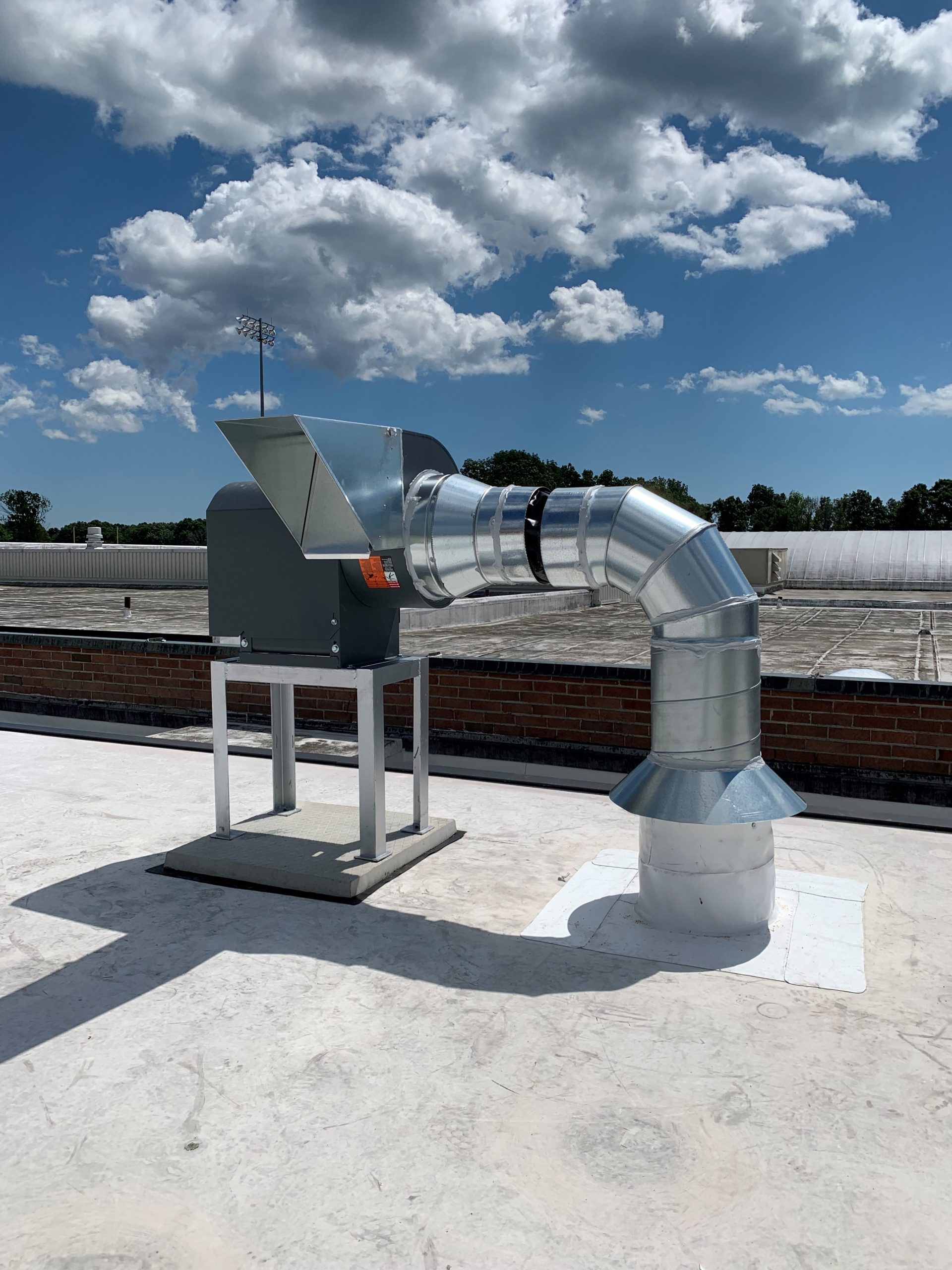 Industrial smoke exhaust fan