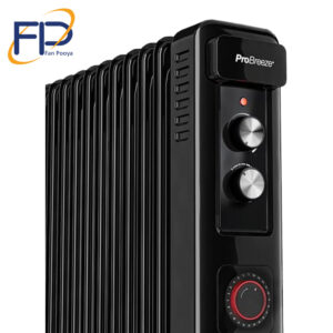 2500W 11 Fins Oil Filled Radiator Heater with Thermostat Contro-3