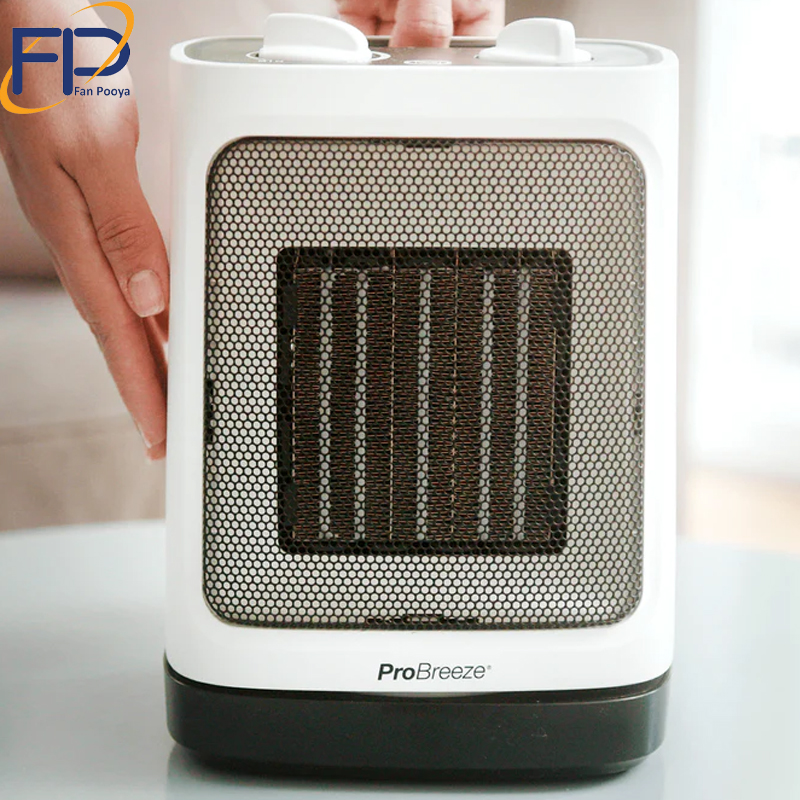 بخاری رومیزی سرامیکی فن‌دار -Pro Breeze با نوسان خودکار