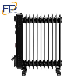 2500W 11 Fins Oil Filled Radiator Heater with Thermostat Contro-3