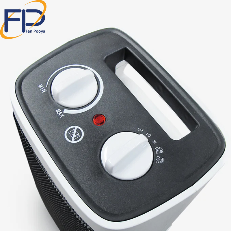 بخاری رومیزی سرامیکی فن‌دار -Pro Breeze با نوسان خودکار