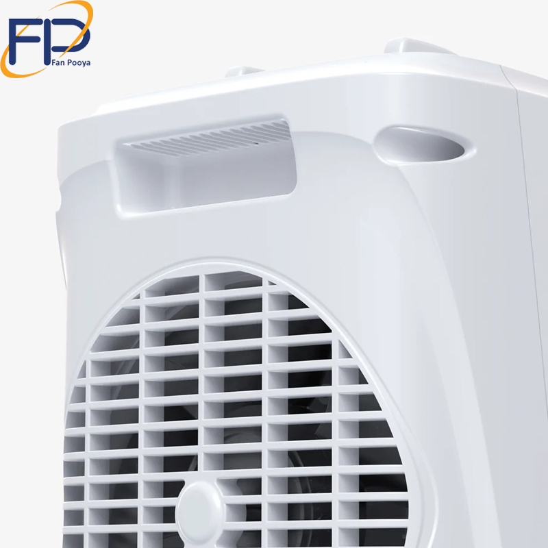 بخاری سرامیکی فن‌دار کوچک ۲۰۰۰ واتی - سفید