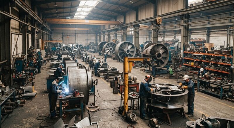 مهمترین مشکلات فنهای صنعتی و روش عیبیابی آنها 1 فنهای صنعتی