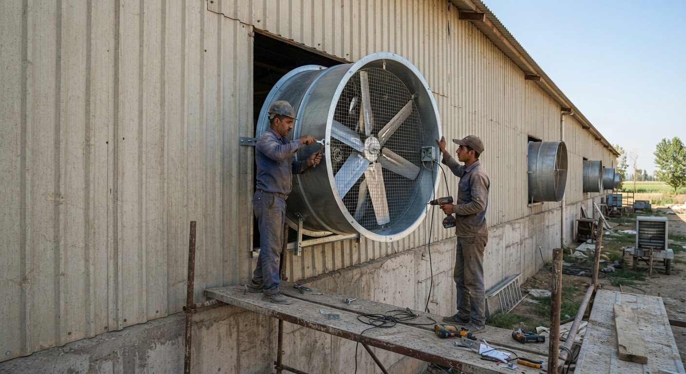 هواکش مرغداری
